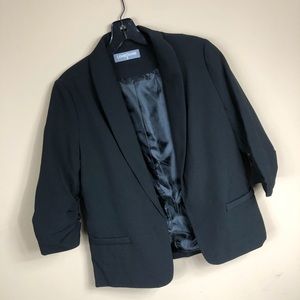Black blazer 3-quarter sleeve